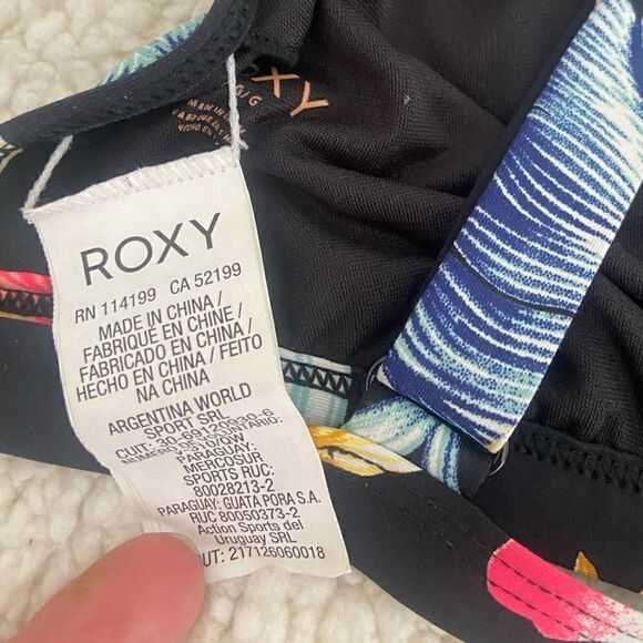 ROXY DREAMING DAY ADJUSTABLE STRAPS BIKINI TOP Size L - Picture 6 of 11